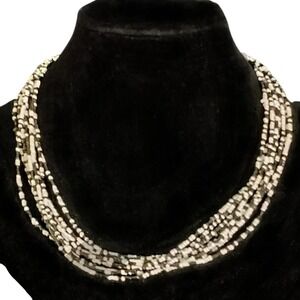 Beaded Necklace Multi Strand‎ Seed Bead SKUJ064